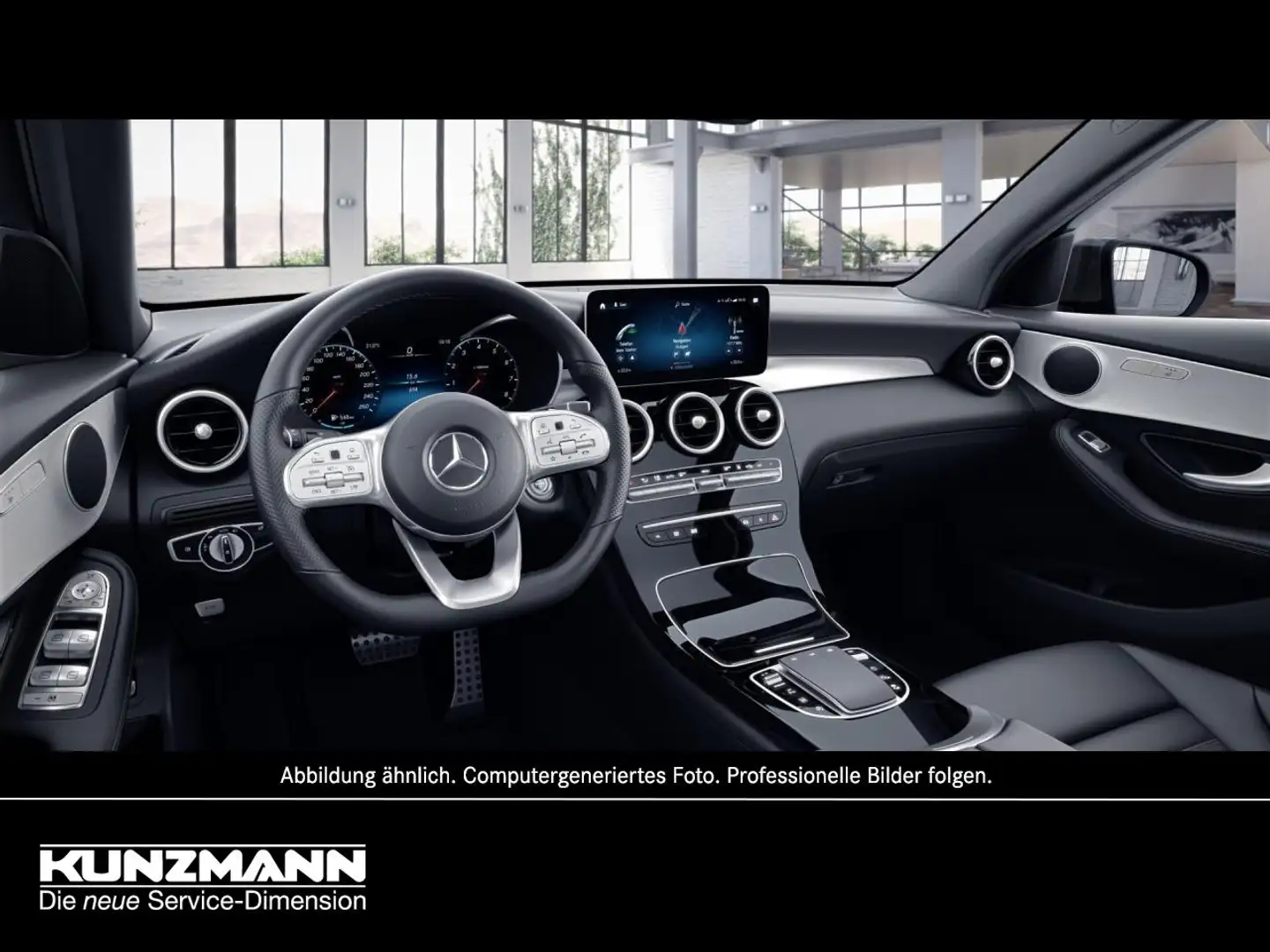 Mercedes-Benz GLC 300 4M AMG Standheizung Panorama HUD 360° Grau - 2
