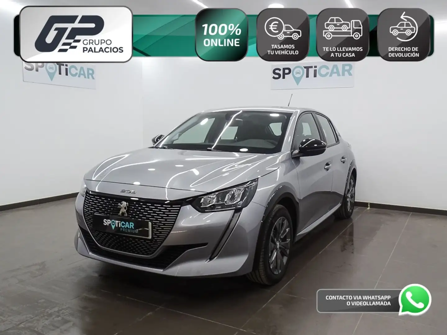 Peugeot 208 Active Pack Eléctrico 100kW Gris - 2