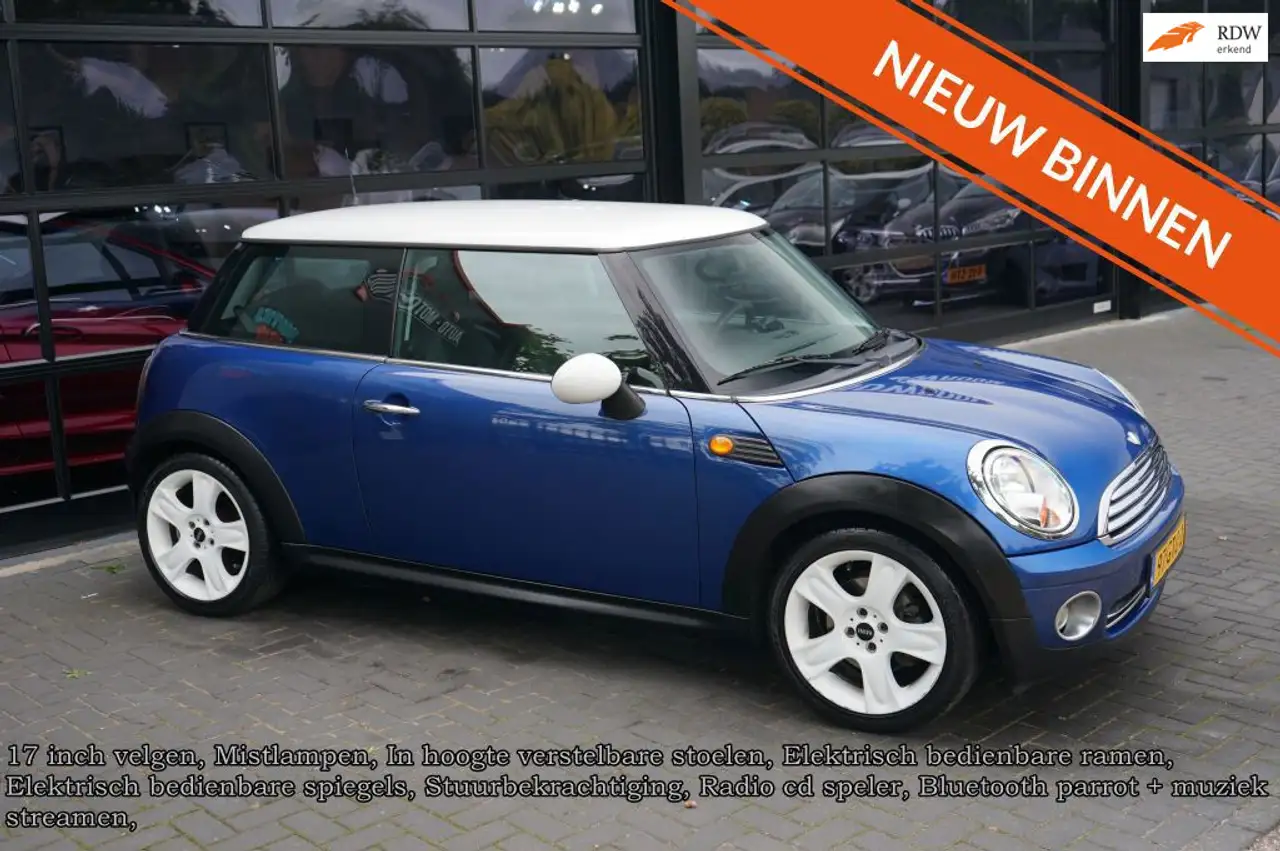 MINI Cooper 3-Deurs 1.6 17 inch velgen, Elek pakket — photo 1 of 19