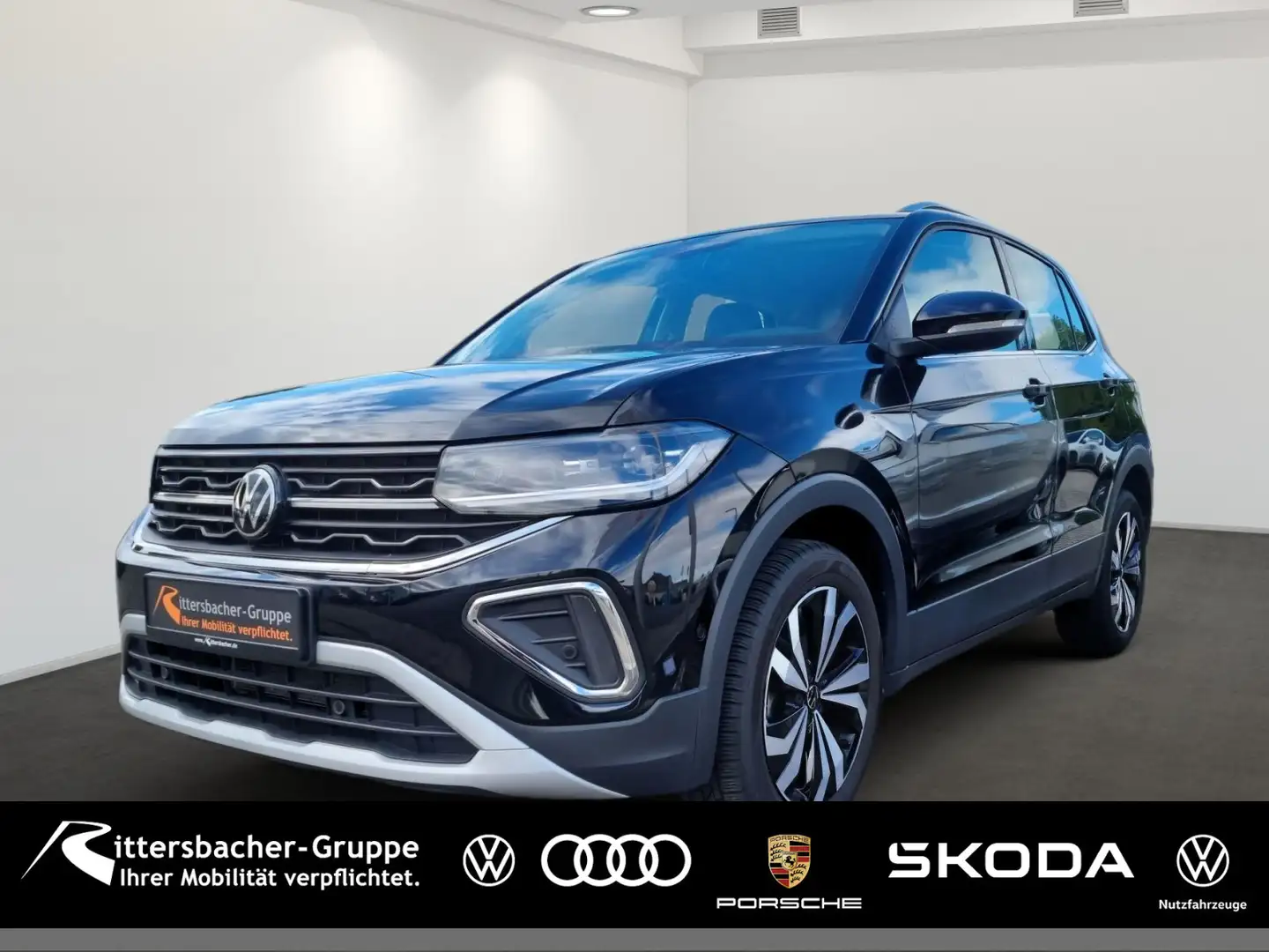 Volkswagen T-Cross 1.0 TSI Style Navi IQLight DigitalCockpi Schwarz - 1