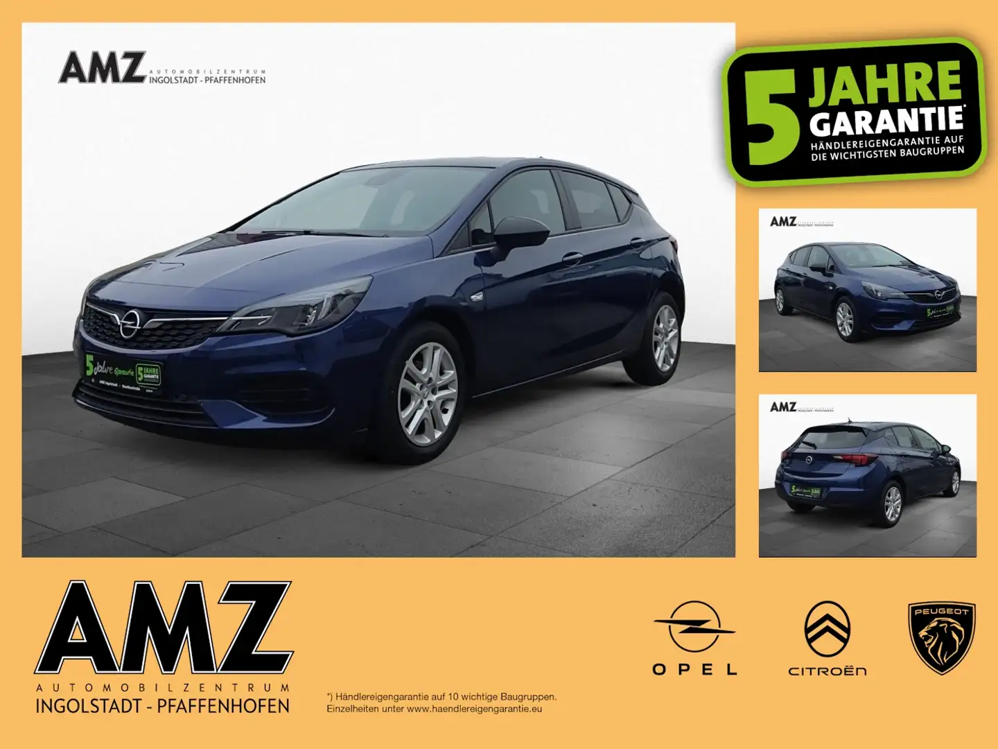 Opel Astra K Edition Klimaauto. W-Paket PDC KAM Bleu - 1