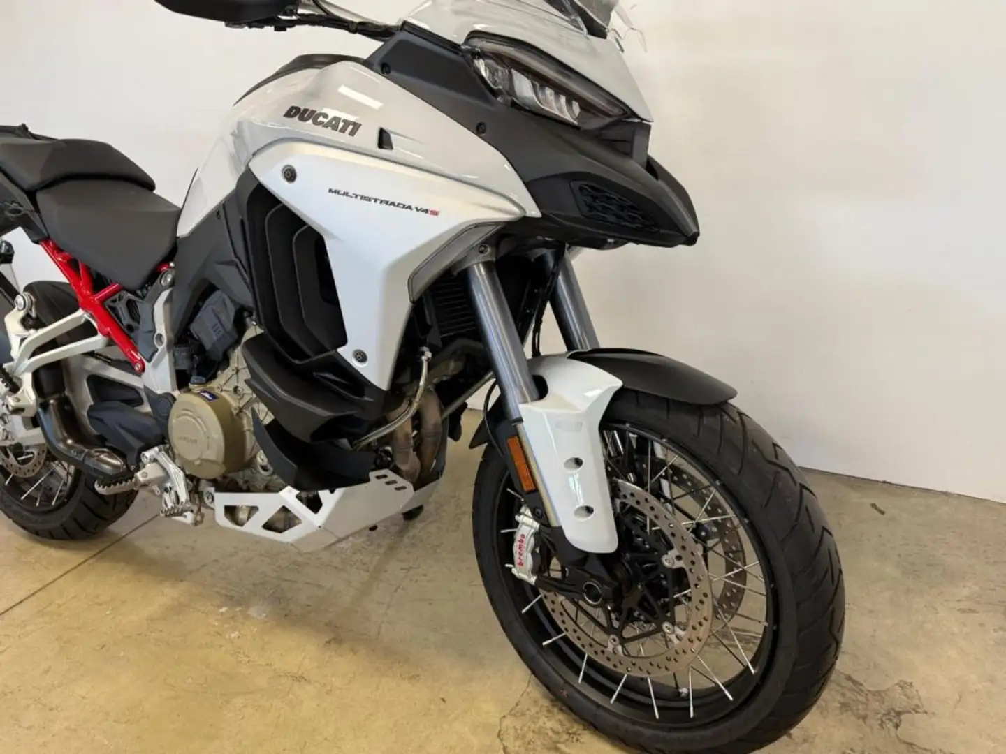 Ducati Multistrada V4 S RADAR ICEBERG SPOKED WHEELS W MY22 Bianco - 2