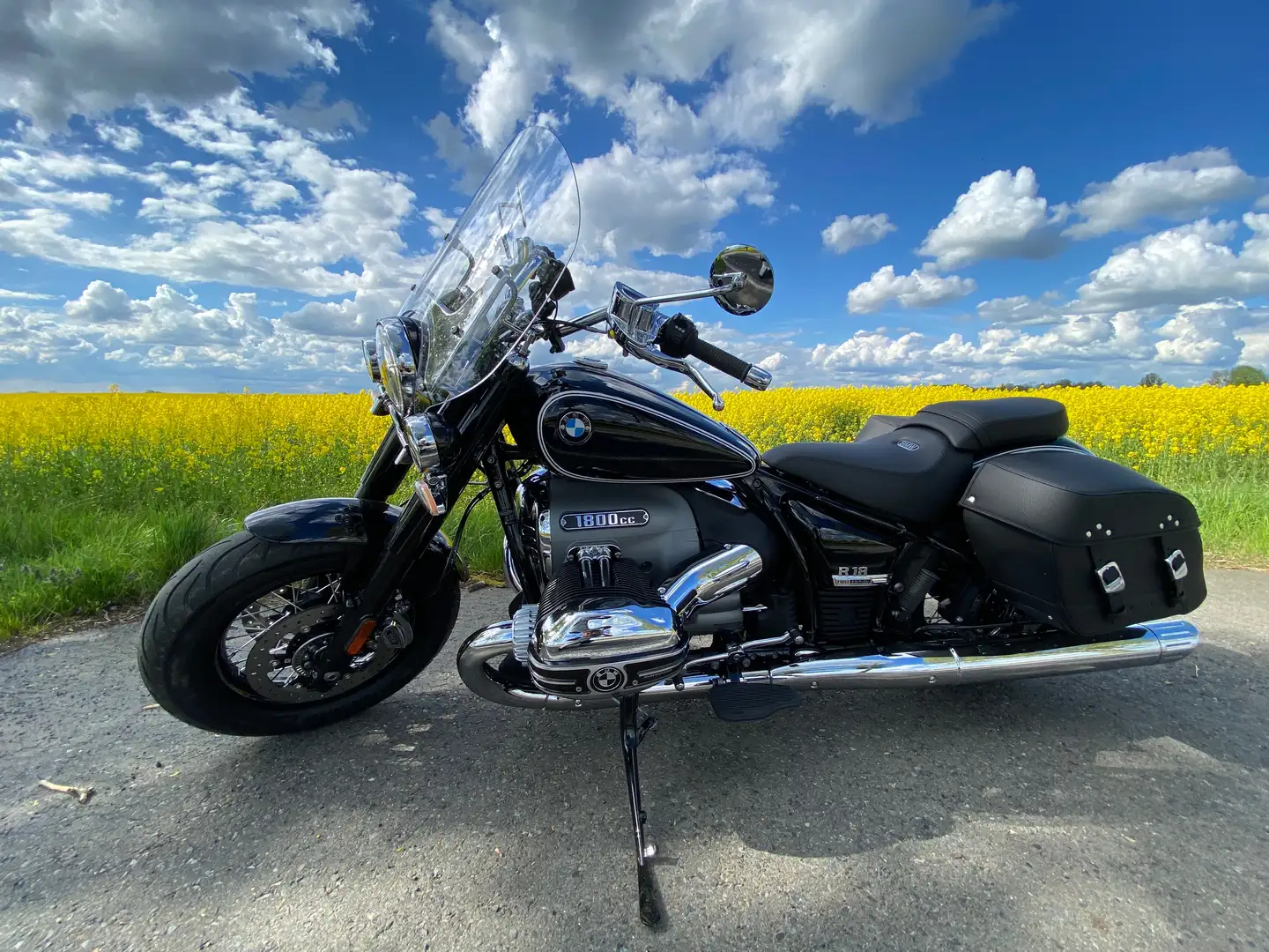 BMW R 18 Classic Vollausstattung + weitere Extras (Wunderlich) Чорний - 1