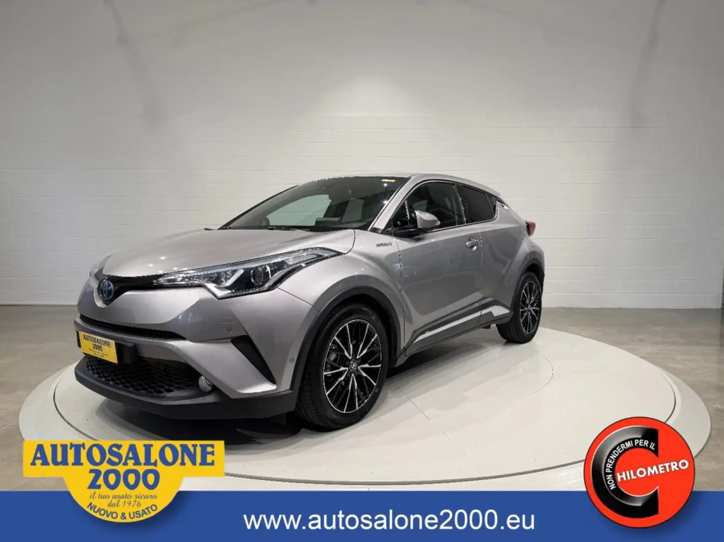 Toyota C-HR 1.8 Hybrid E-CVT Lounge PREZZO REALE Plateado - 1