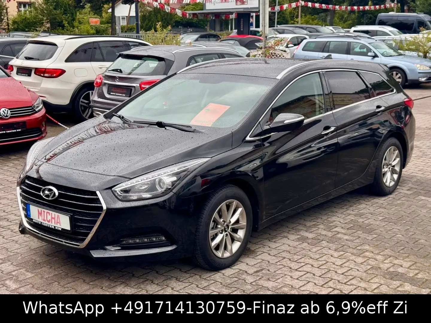 Hyundai i40 cw blue Trend-NAVI-SHZG-LHZG-KAMERA-PDC-USB- Schwarz - 1