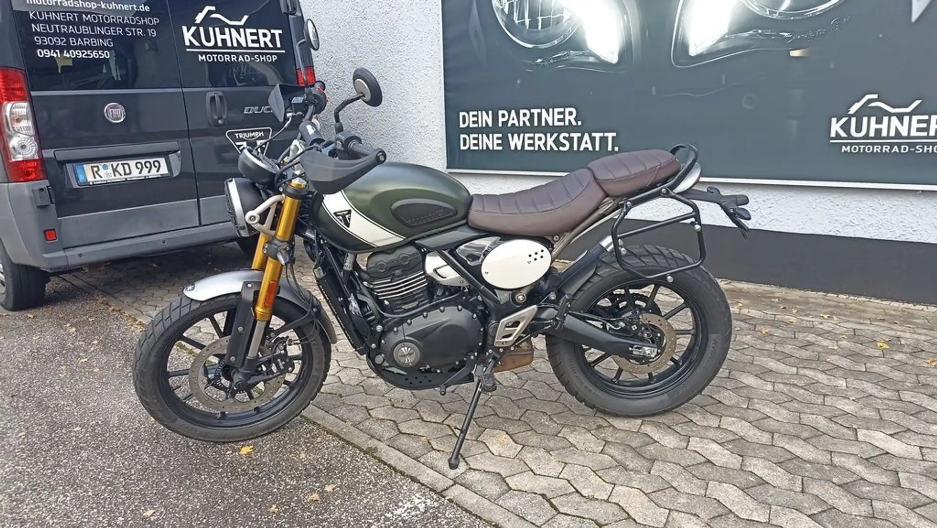 Triumph Scrambler 400 X Junge Gebrauchte Grün - 2