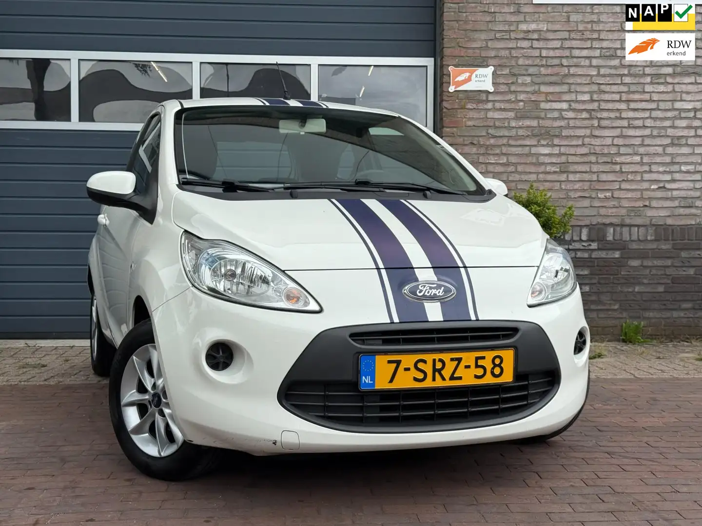 Ford Ka/Ka+ 1.2 Style start/stop|Airco|Leder|1e Eig. Blanco - 1