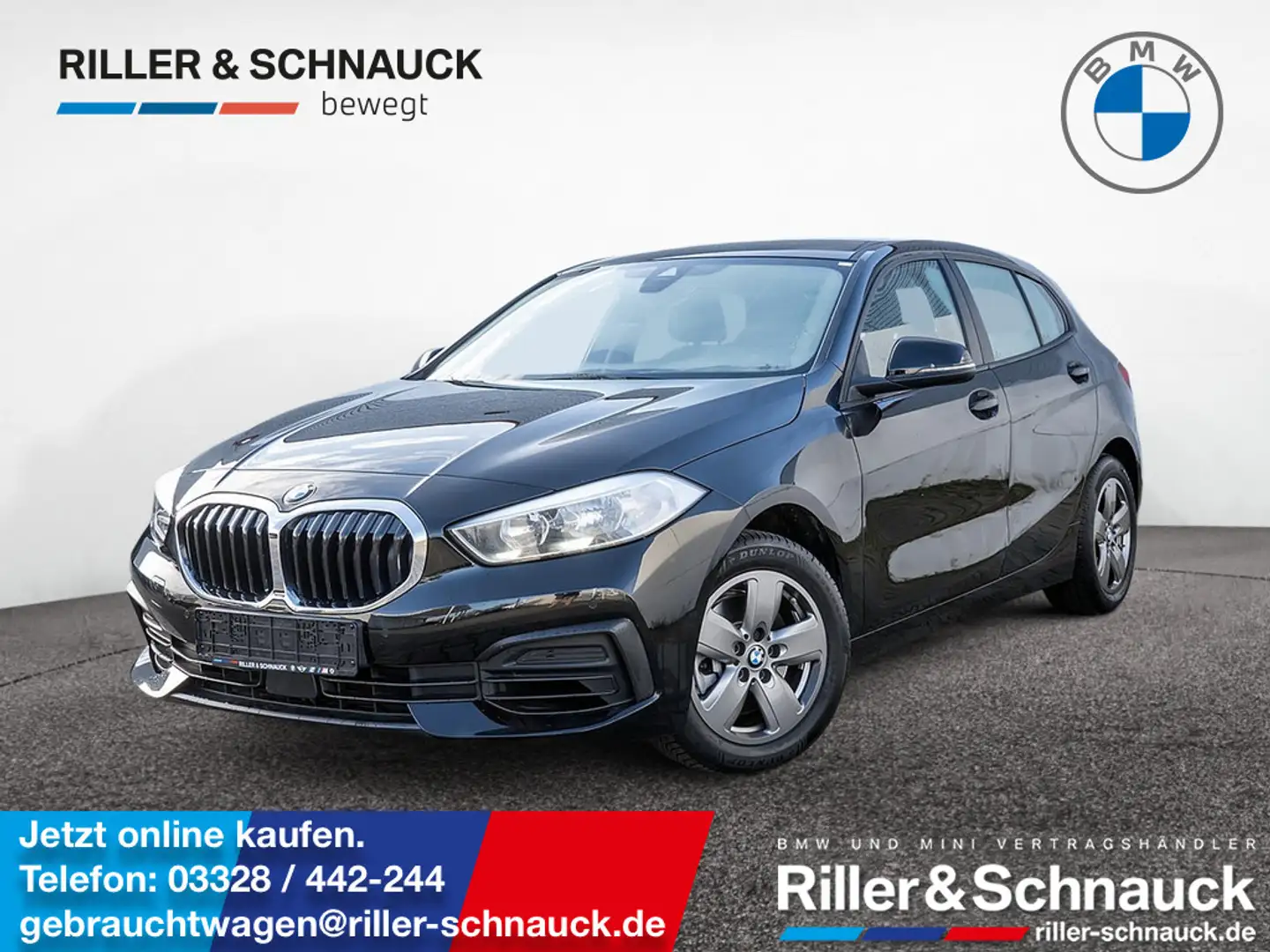 BMW 116 i Advantage NAVI+WLAN+KLIMAAUT+SITZHZG+PDC Schwarz - 1