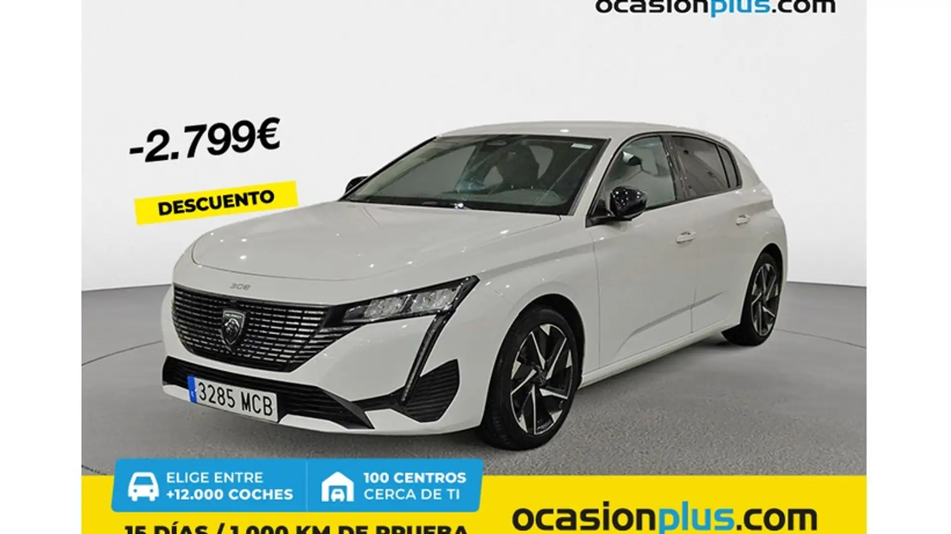 Peugeot 308 1.2 PureTech S&S Allure Pack 130 Wit - 1