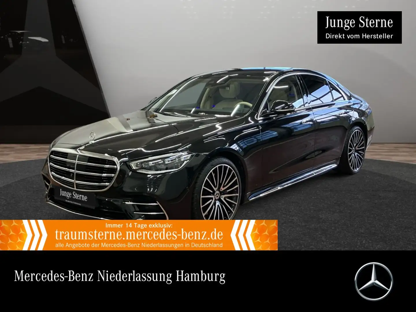 Mercedes-Benz S 600 S 580 4M AMG+PANO+360+DIGITAL-L+BURMESTER4D+21"+3D Schwarz - 1