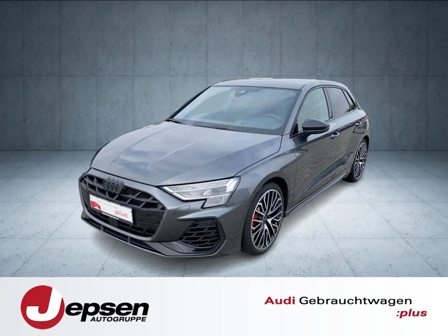 Audi S3 Sportback TFSI S tr. PANO HUD Matrix ACC Cam Grau - 1