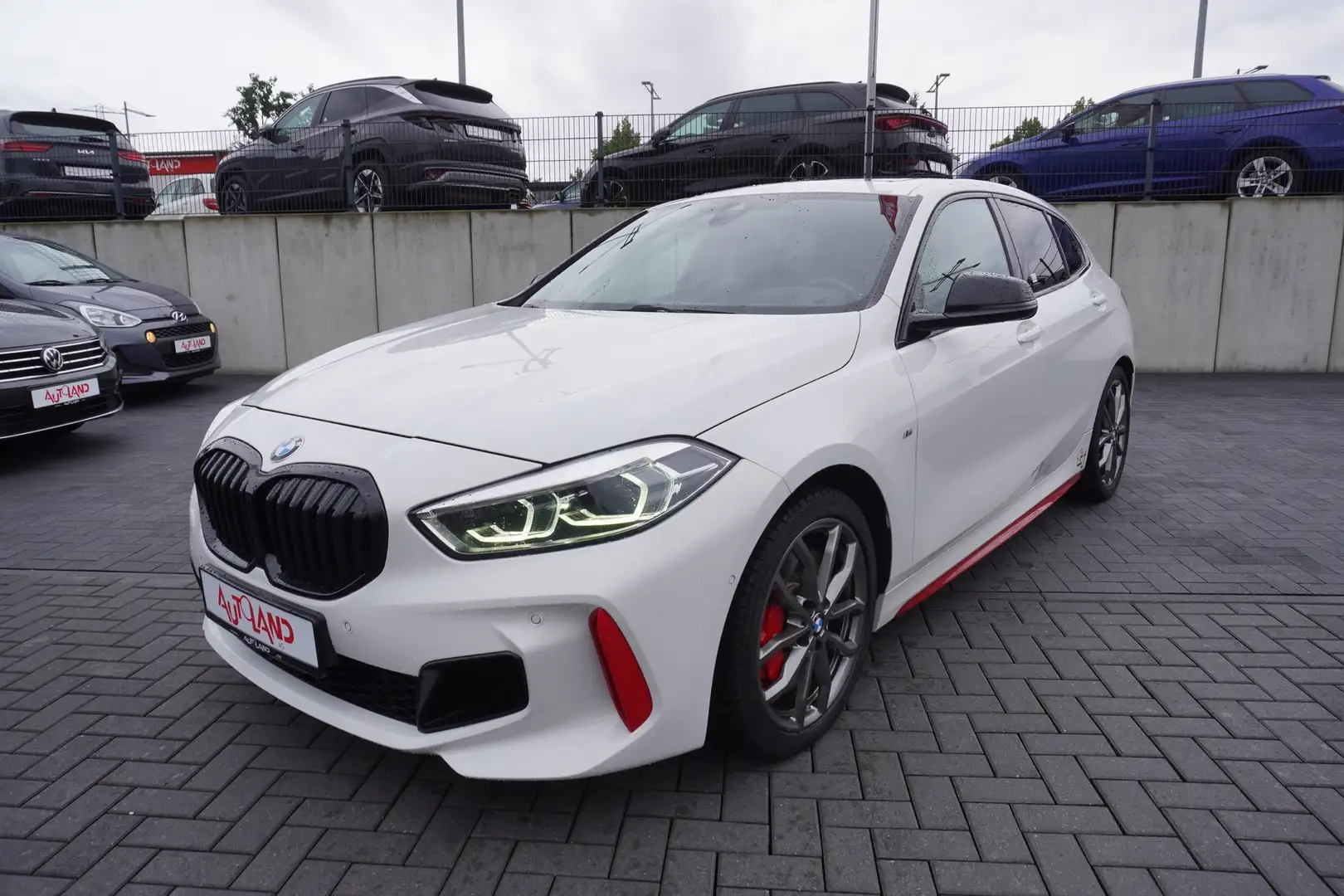 BMW 128 128i M Sport Aut. LED Navi  Kamera Pano Weiß - 2