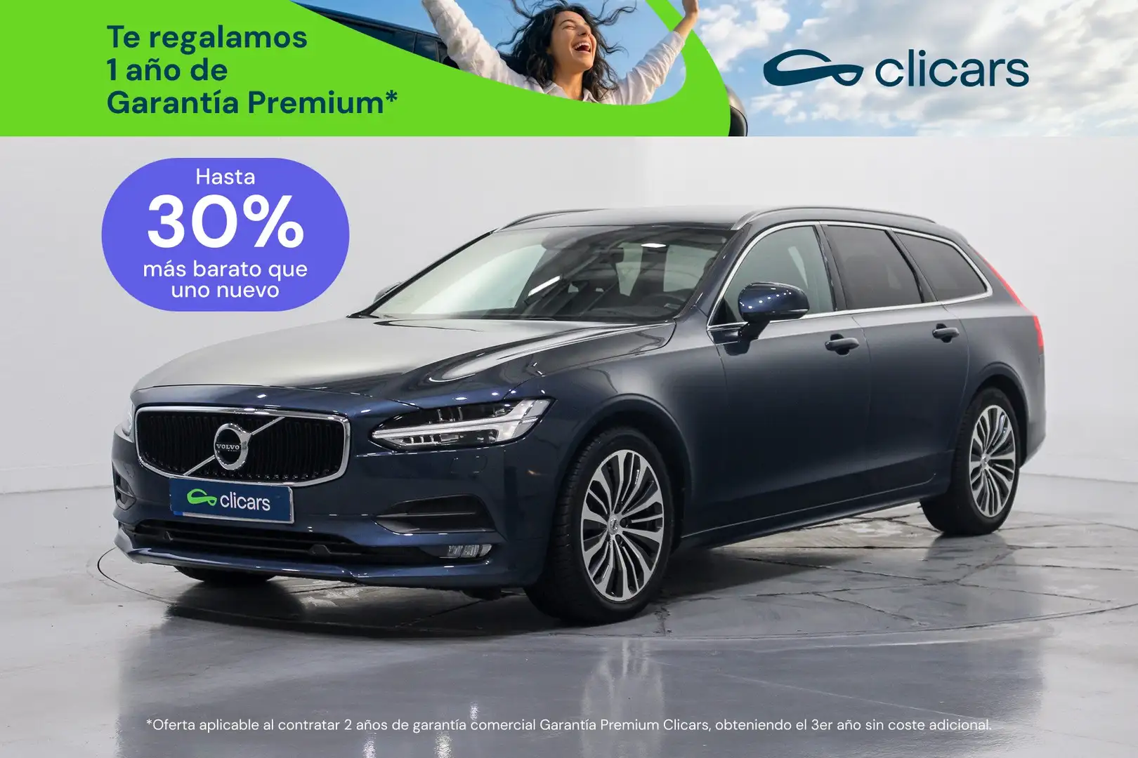 Volvo V90 D4 Momentum Pro Aut. Azul - 1
