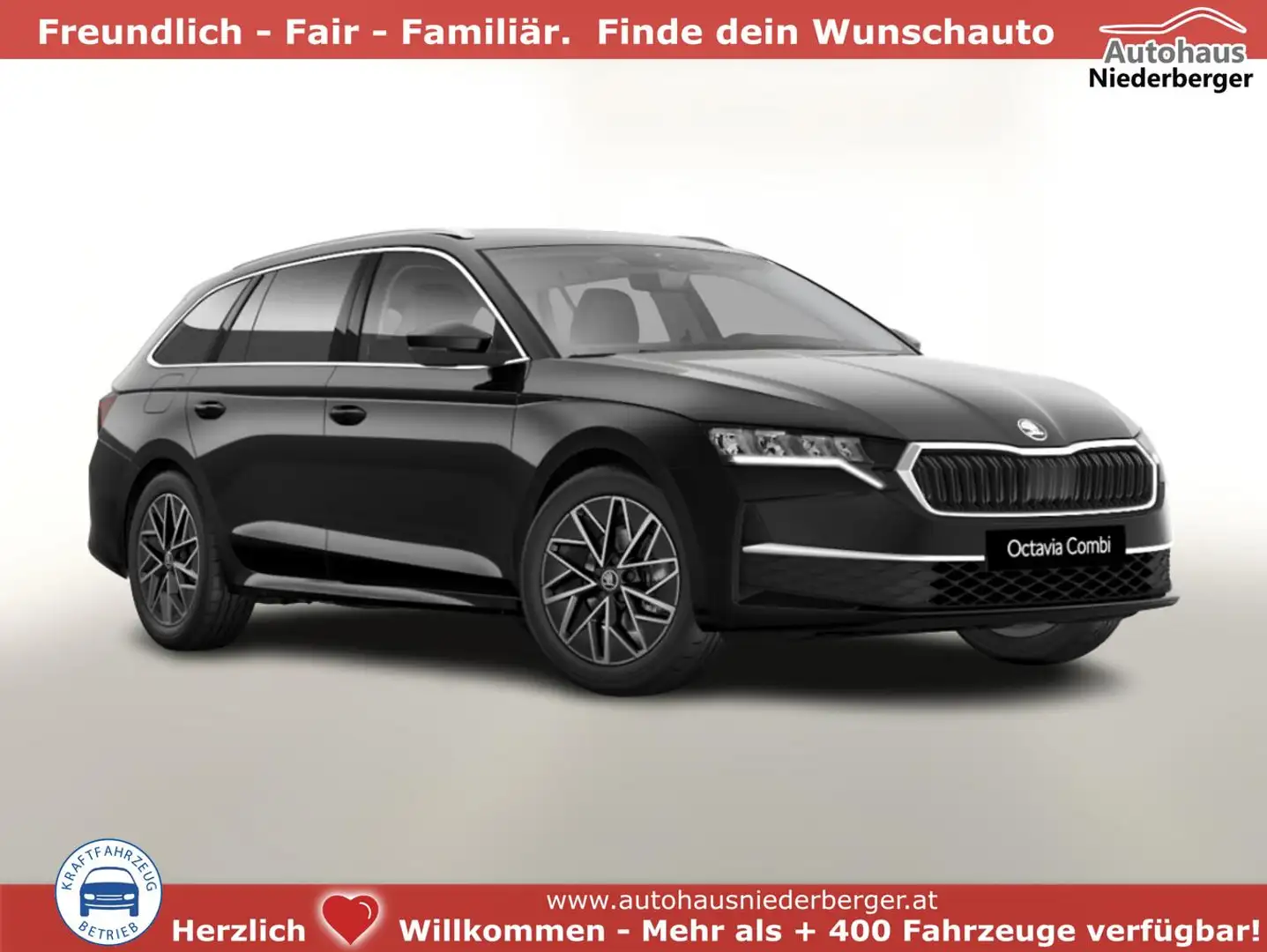 Skoda Octavia Combi Selection eTSI DSG Selec LED ACC Kessy Su... Schwarz - 1