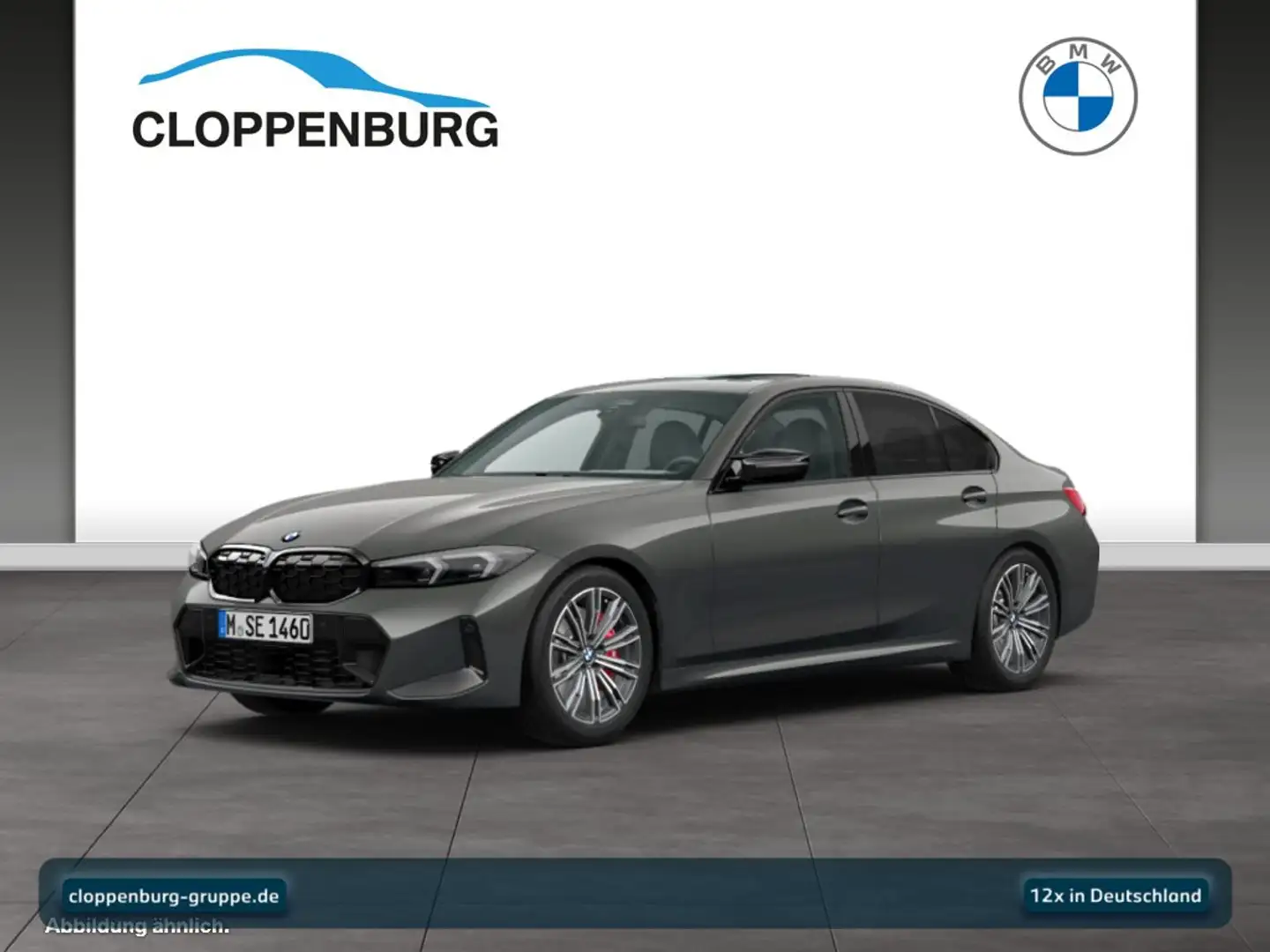 BMW 340 M340i xDrive Limousine Navi+ACC+E.Sitze Memo.+BT Grau - 1