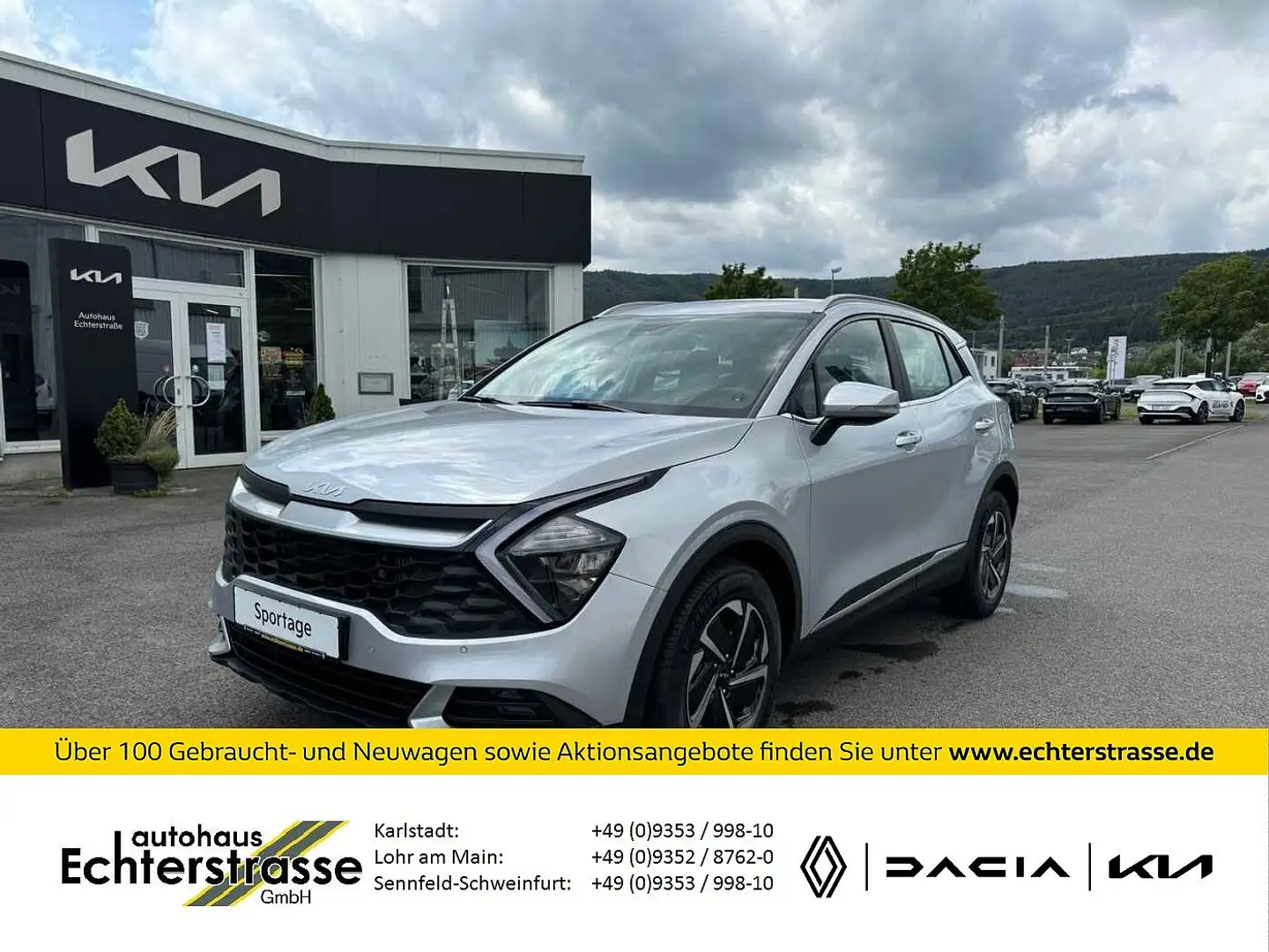 Kia Sportage Vision 1.6 T-GDI 48V 2WD +LED+NAVI Silber - 1
