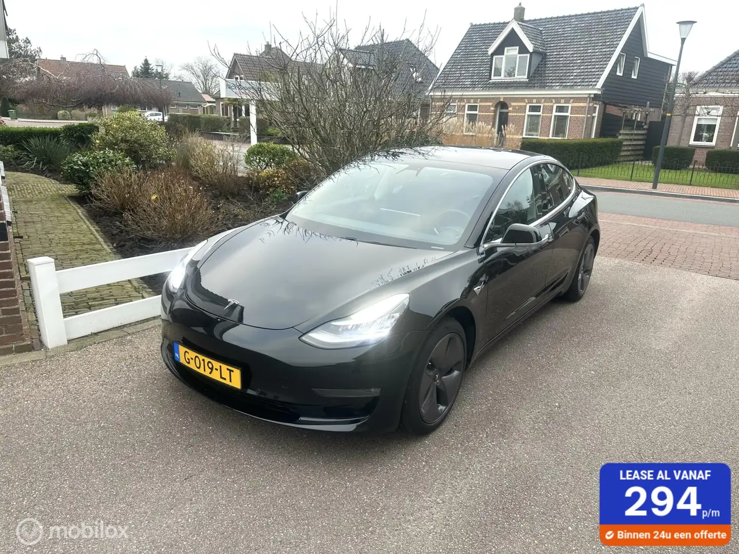 Tesla Model 3 Long Range AWD 75 kWh PANORAMADAK CAMERA LEDER INT Zwart - 1