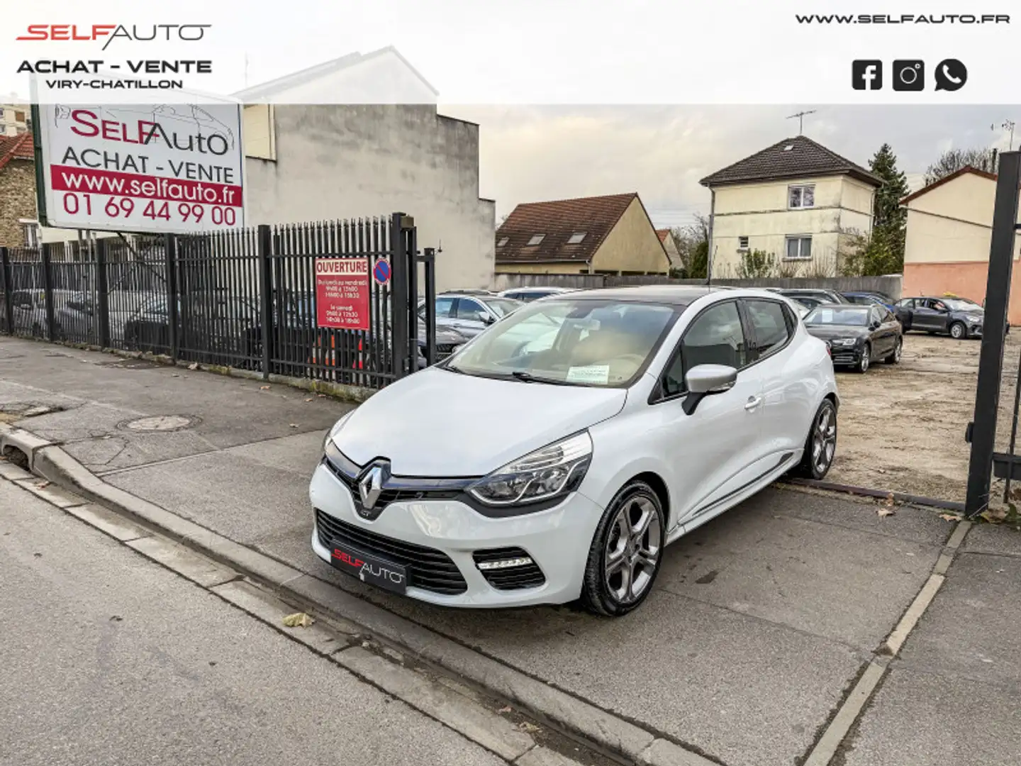 Renault Clio 1.2 TCE 120CH GT EDC ECO² Blanc - 1