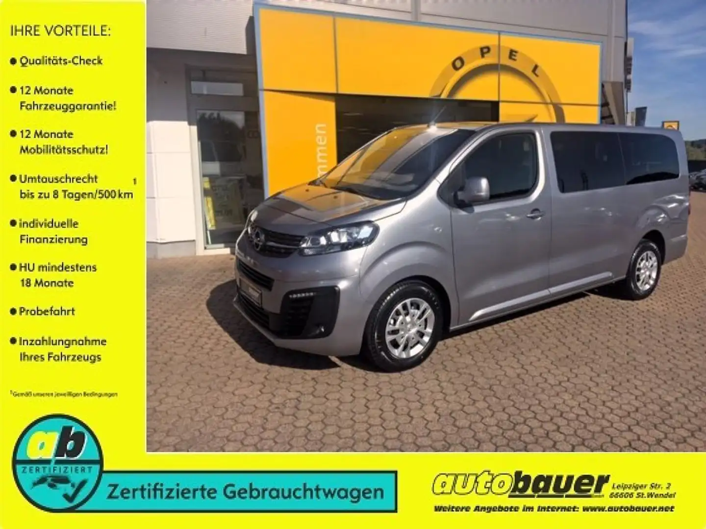 Opel Zafira L  Selection Grau - 1