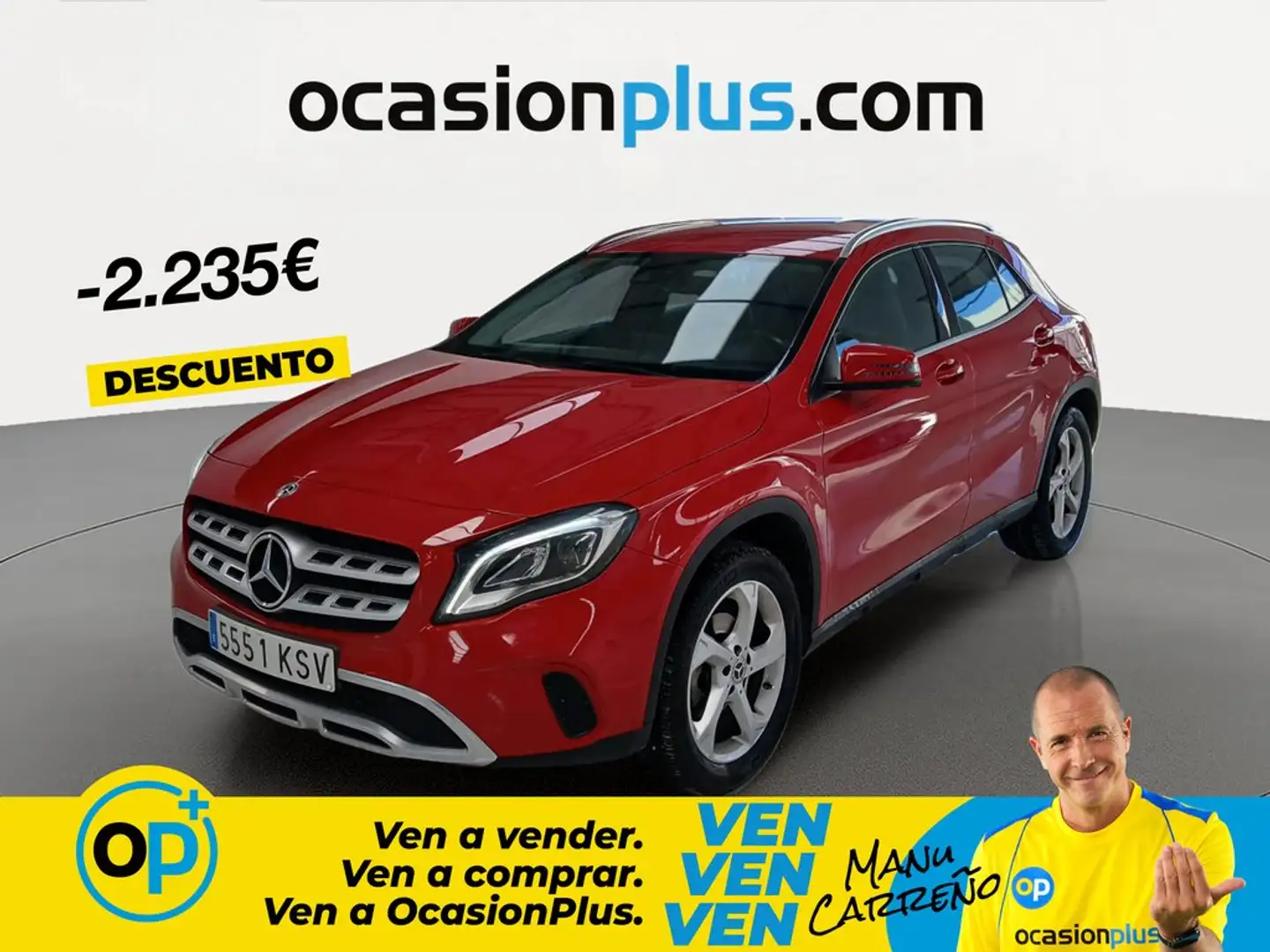 Mercedes-Benz GLA 200 200d 7G-DCT Rojo - 1