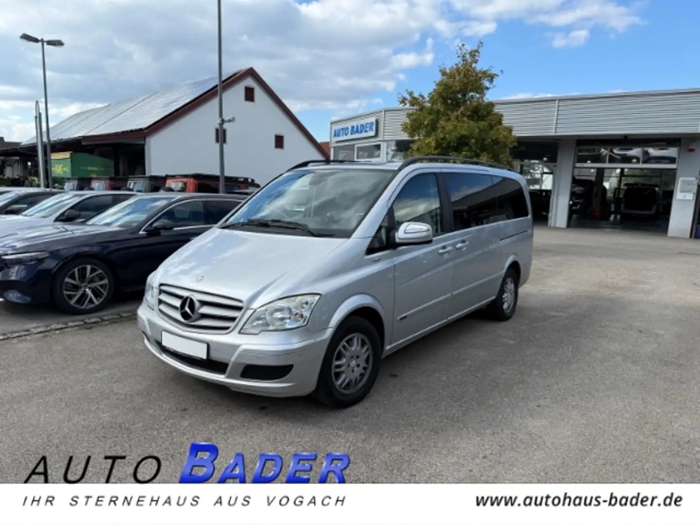 Mercedes-Benz Viano 2.2 CDI lang Nav 2Schiebetü AHK Pano 8fach Argent - 1