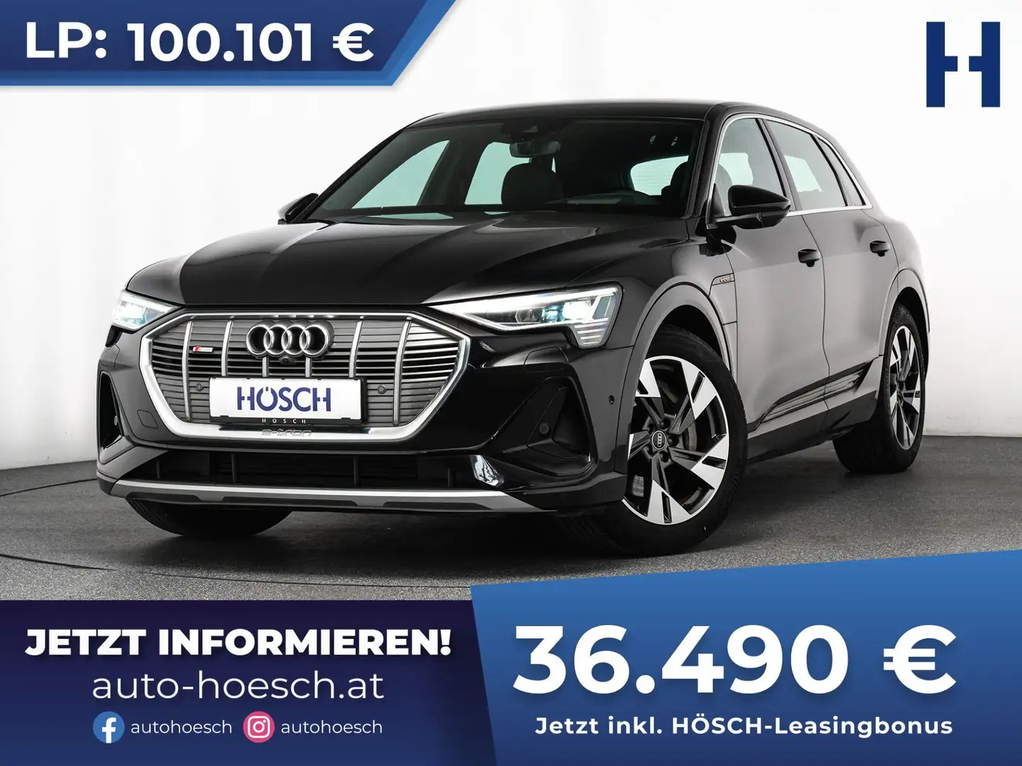 Audi e-tron 55 quattro 2x S-LINE HEAD-UP 360° NACHTSICHT B&O Schwarz - 1