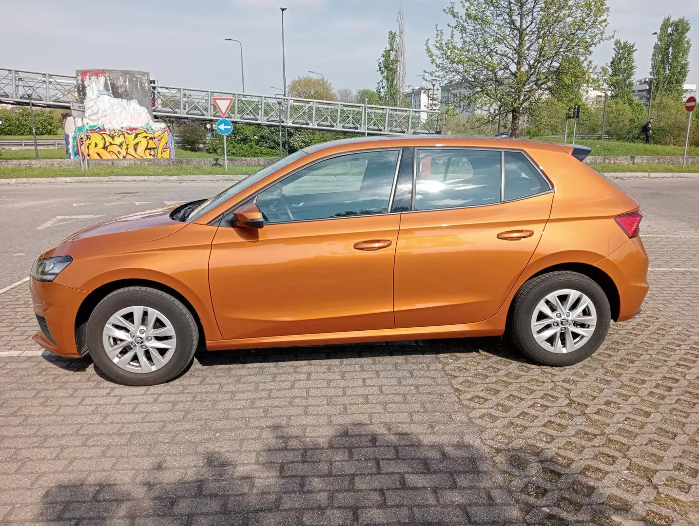 Skoda Fabia Fabia 1.0 tsi evo Ambition 95cv Arancione - 1