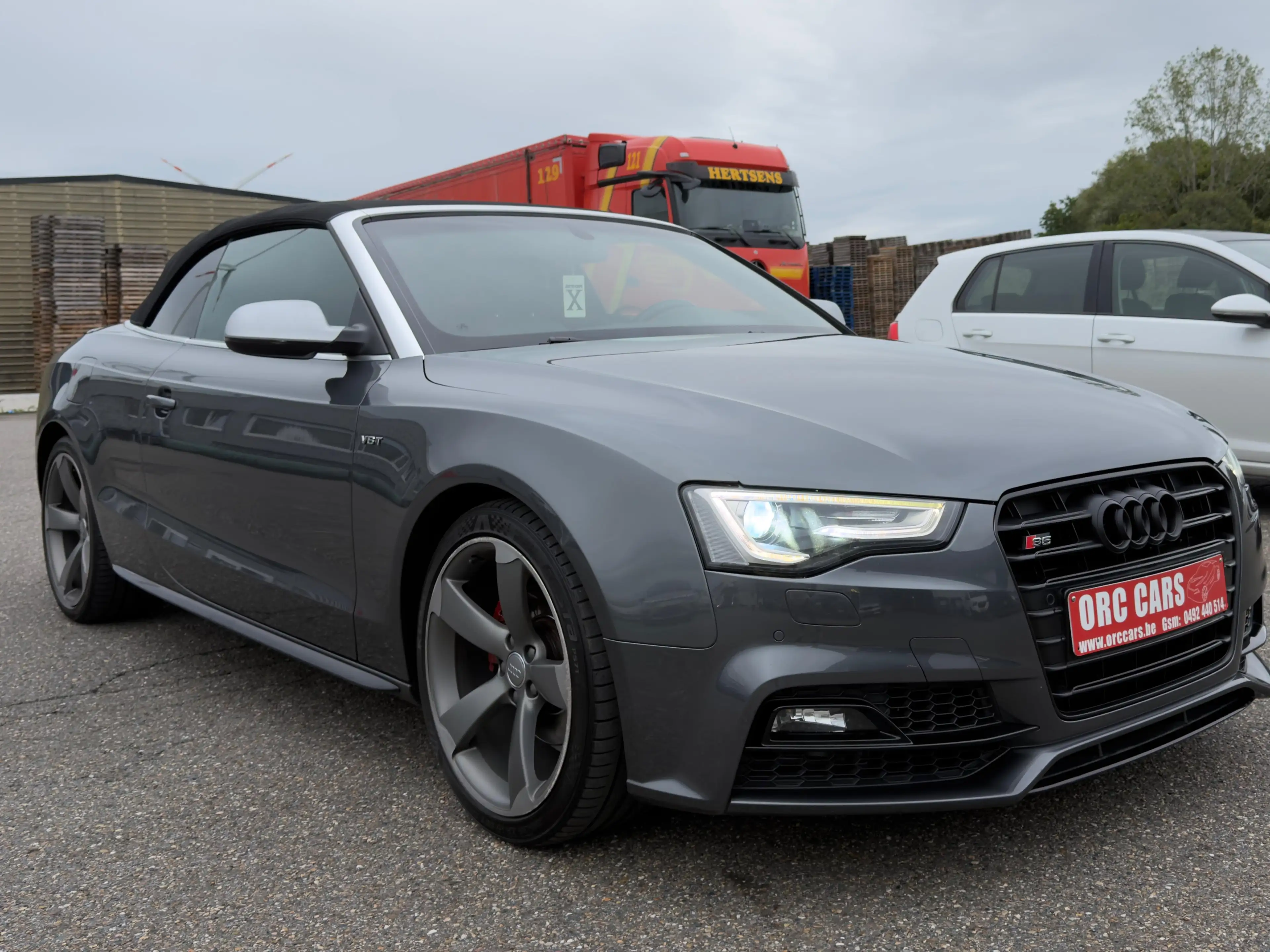 Audi A5 AUDI A5 S line CABRIOLET 2.0 TDI – 190 PK – AUTOMAAT – EURO 6B – LEDER – NAVIGATIE – DISTRIBUTIERIEM — photo 5