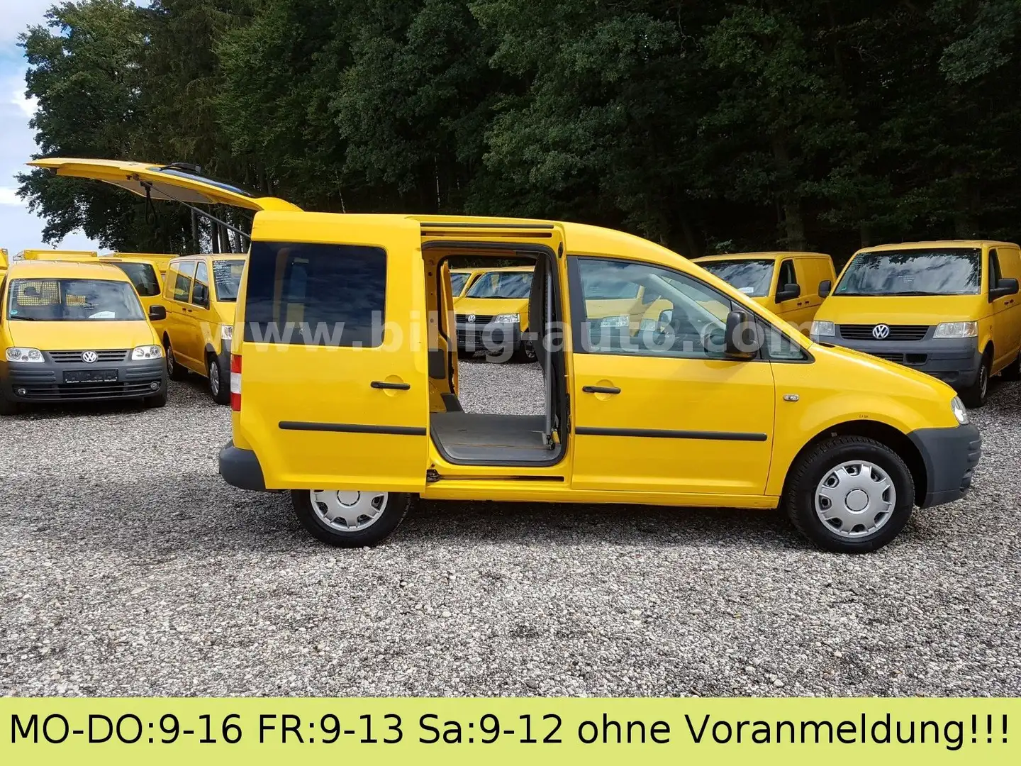 Volkswagen Caddy 1.9TDI *DSG - AUTOMATIK * 2xSchiebetüre * Gelb - 1