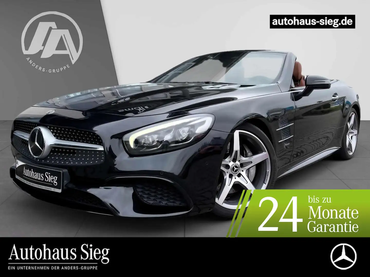 Mercedes-Benz SL 400 AMG+COM+Distronic+Pano+ILS+Sitzklima+Kam Nero - 1