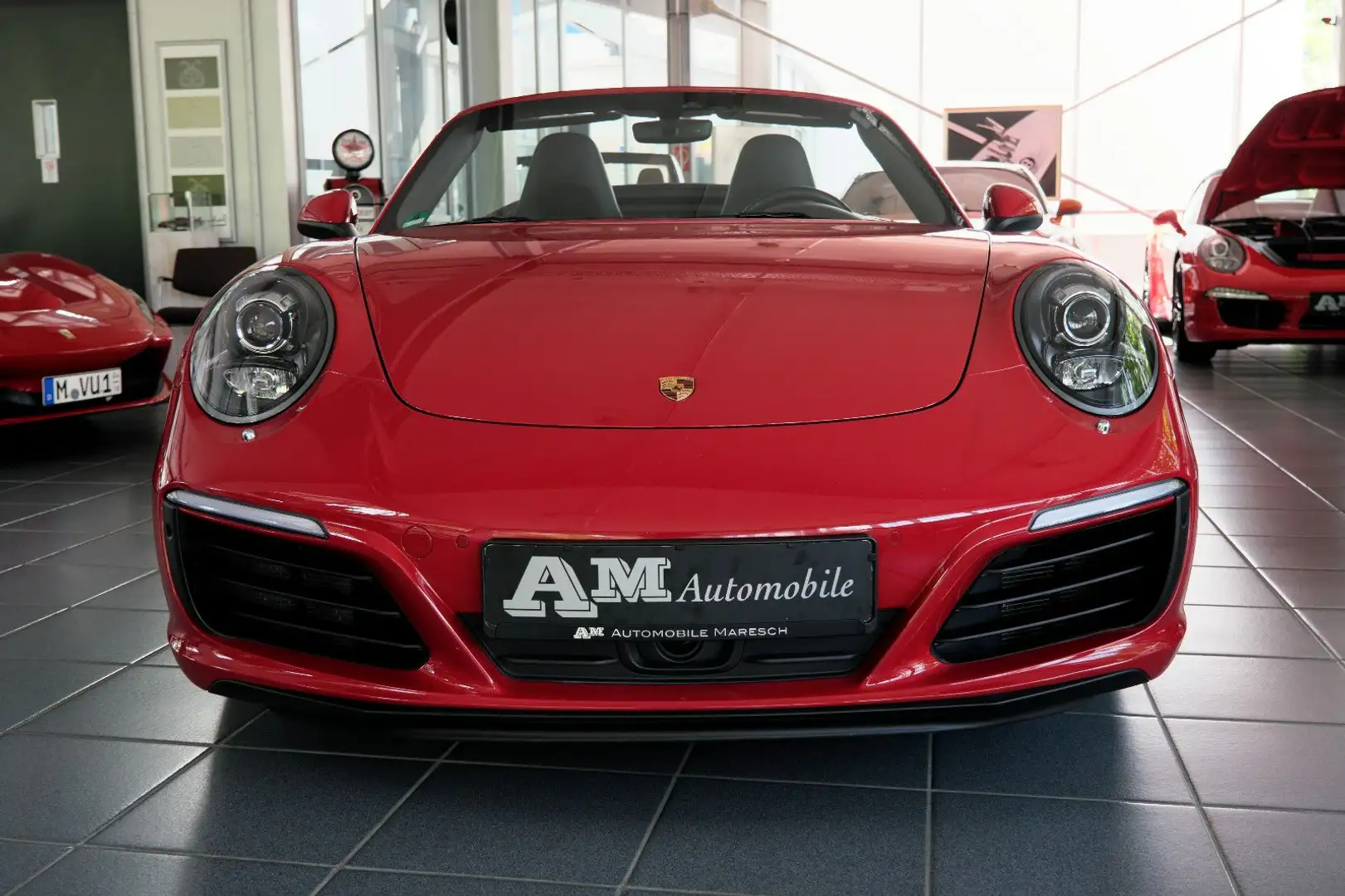 Porsche 991 .2 Carrera 4 Cabrio Approved Sportabgas BOSE Rood - 2