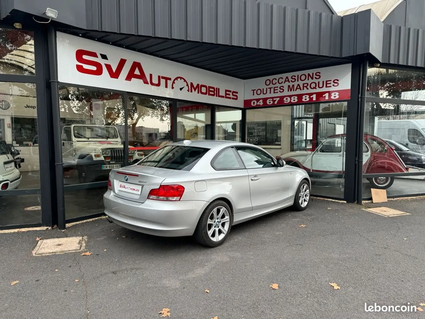 BMW 120 Coupé I (E82) 120iA 170ch Luxe Grau - 2