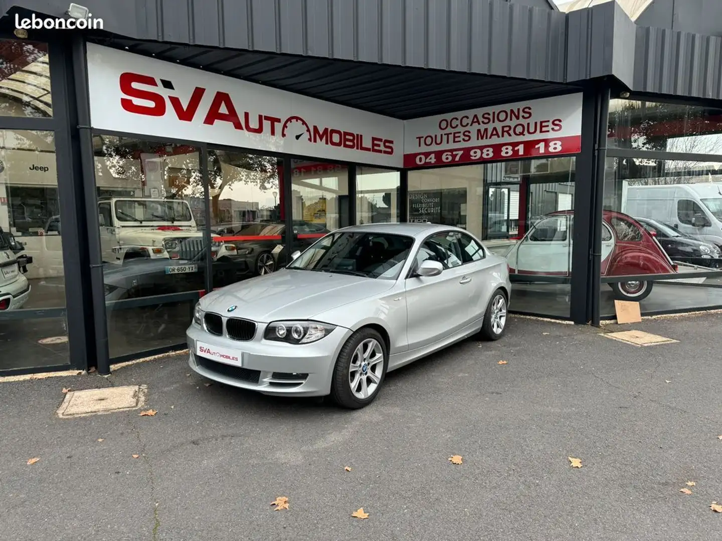 BMW 120 Coupé I (E82) 120iA 170ch Luxe Grau - 1