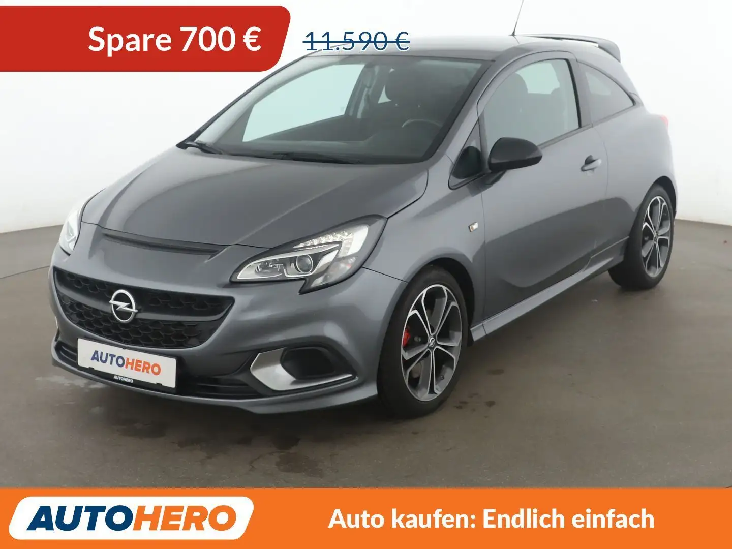 Opel Corsa 1.4 Turbo GSi *BI-XENON*TEMPO*PDC*KLIMA* Grau - 1