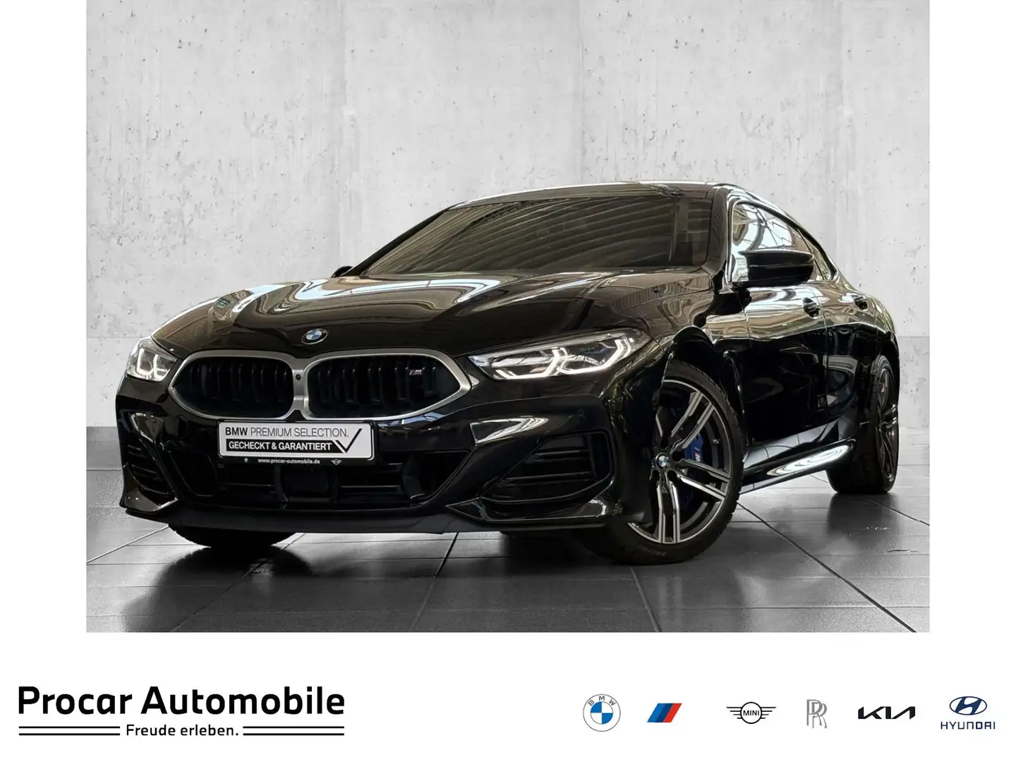 BMW M850 i xDrive Gran Coupé DA Prof PA+ Laser Pano Zwart - 1