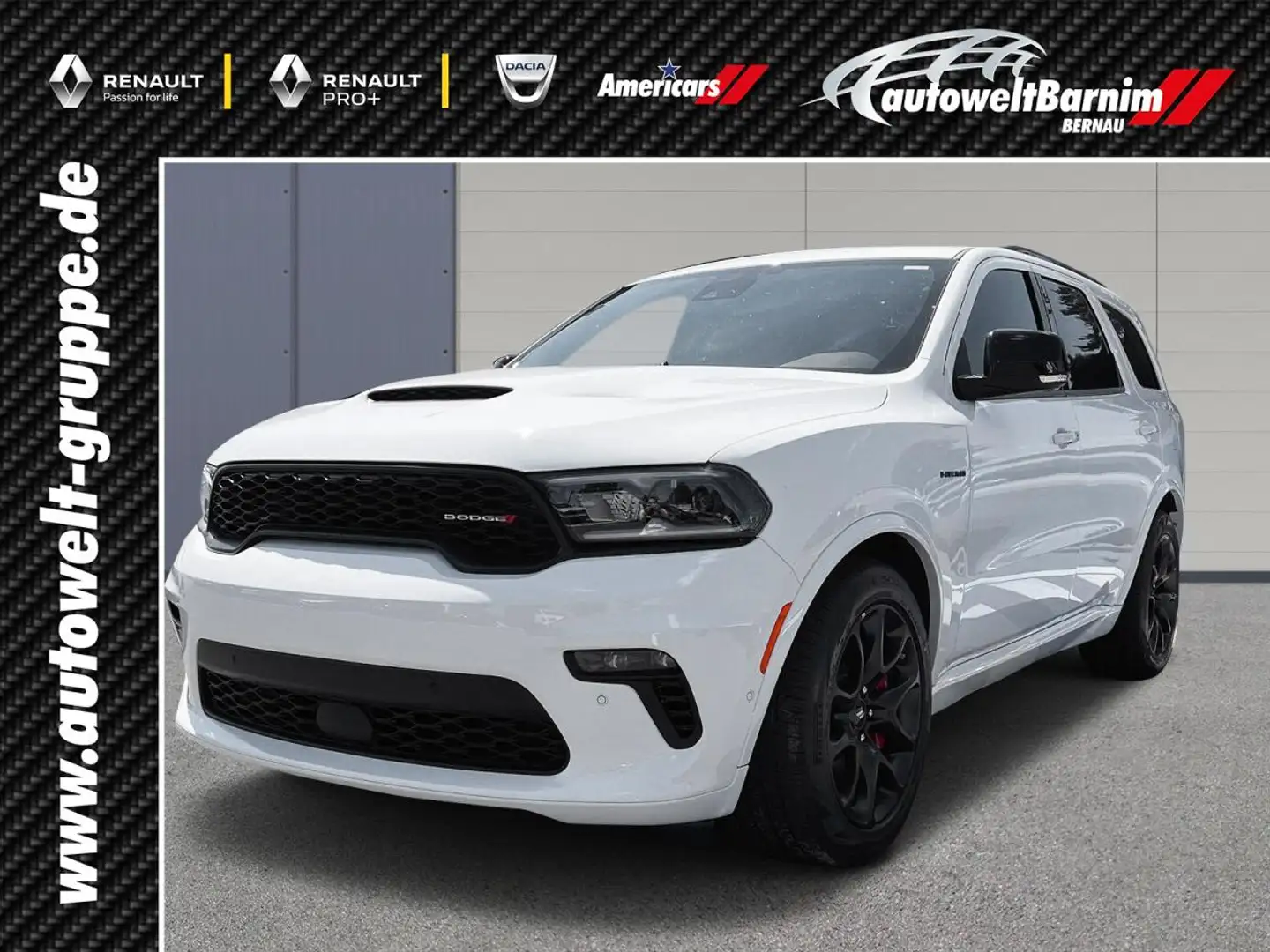 Dodge Durango R/T Plus Tow n Go Black Top*LPG PRINS Anlage* Weiß - 1