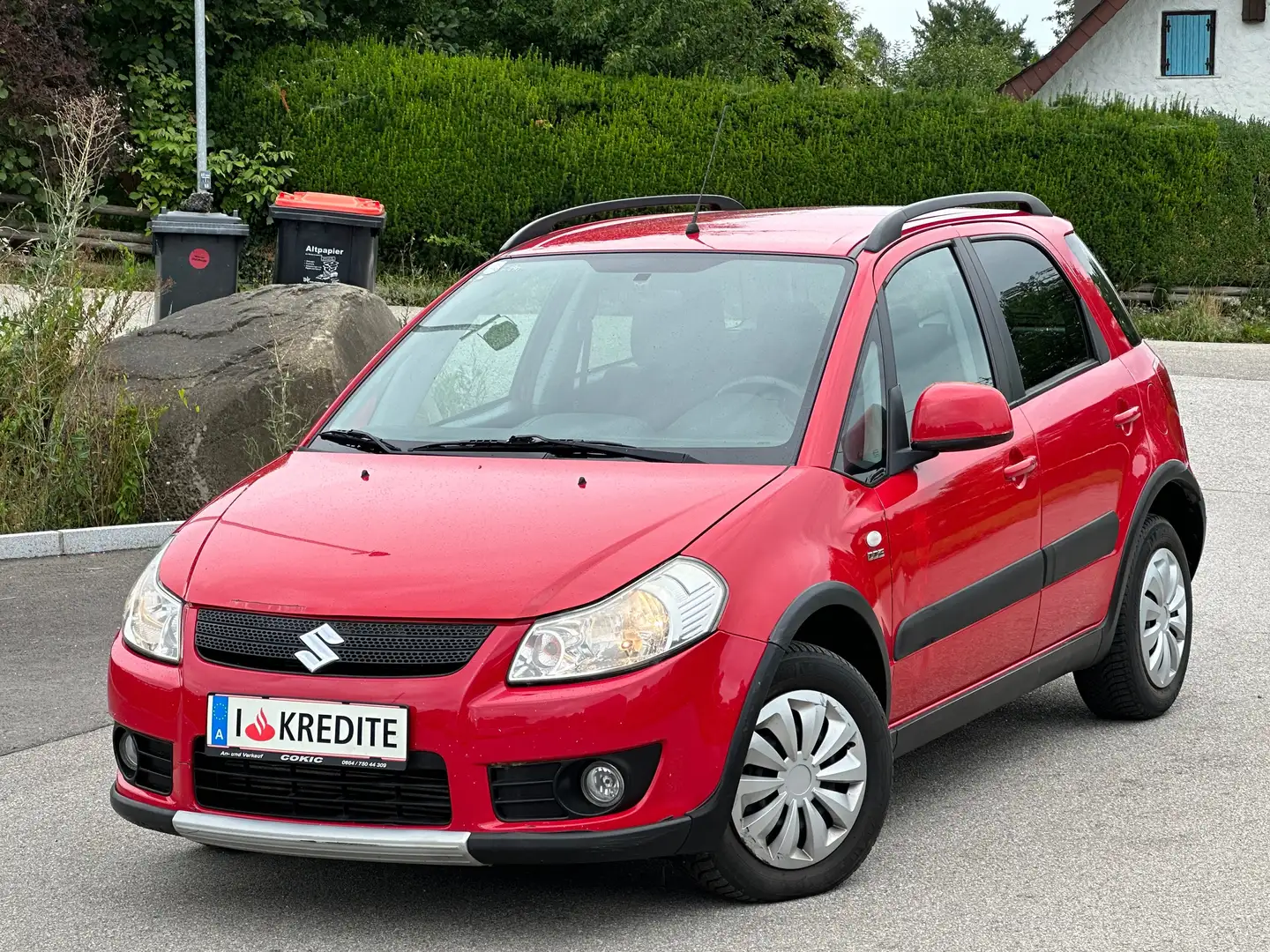 Suzuki SX4 1,9-GL-deluxe-4WD-Allrad-Pickerl-Kredit-1.Besitz Rot - 1