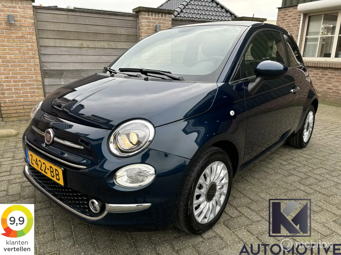 Fiat 500 1.0 Hybrid Dolcevita|Panoramadak|Carplay|03-2024| Bleu - 1