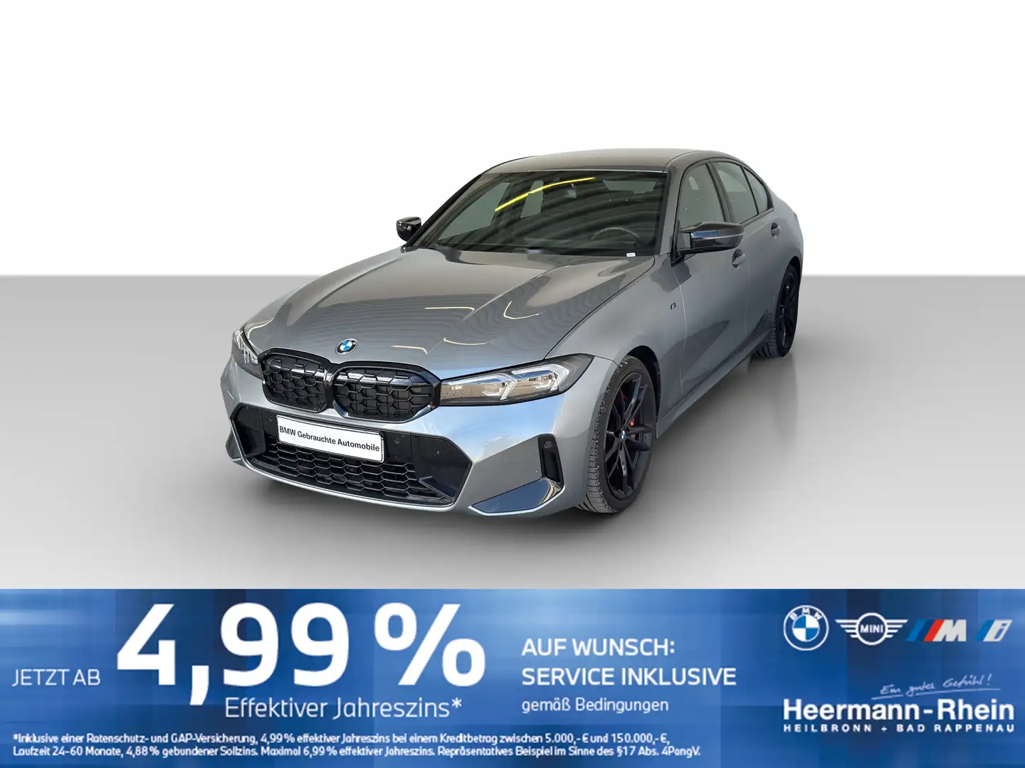 BMW 340 MiA xDrive Lim. M Paket LiveCock.LED.DriveAss Gris - 2