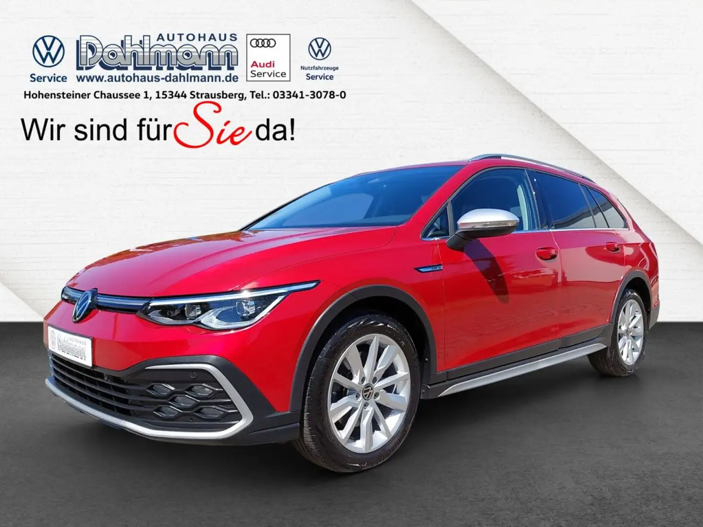 Volkswagen Golf Variant Golf VIII Variant 2.0 TDI ALLTRACK 4MOTION LED STA Rojo - 1