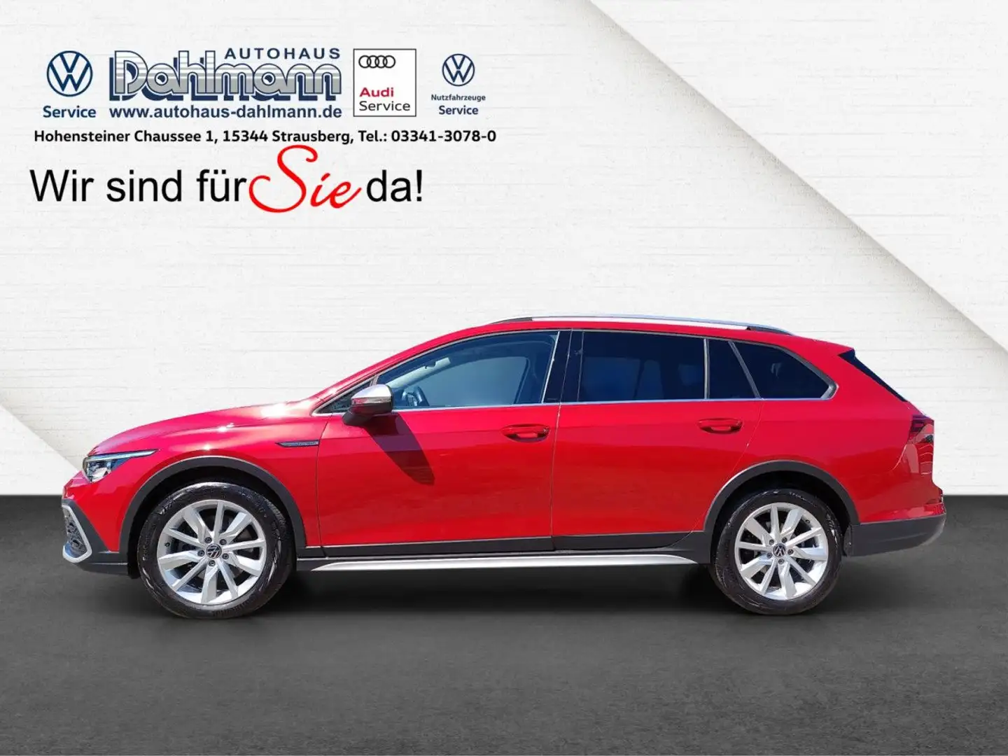Volkswagen Golf Variant Golf VIII Variant 2.0 TDI ALLTRACK 4MOTION LED STA Rojo - 2
