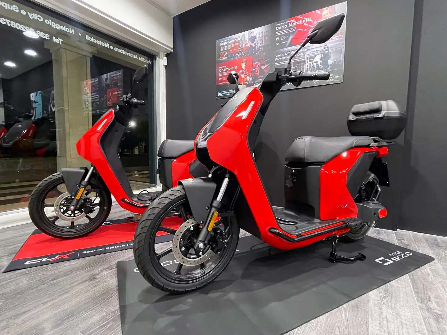 Super Soco VMOTO CITI L3 (125CC) VMOTO NUOVO PRONTA CONSEGNA Червоний - 1