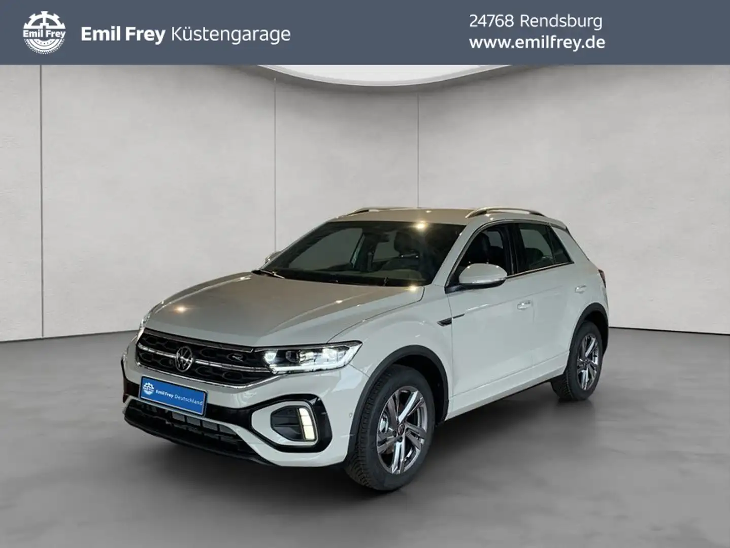 Volkswagen T-Roc R-Line 1.0 l TSI 116 PS 6-Gang LED PDC SHZ K Grau - 1