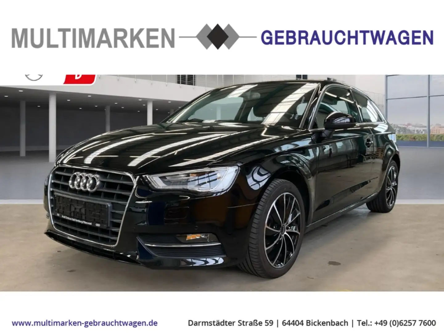 Audi A3 Attraction 1.4 TFSI AD Xenon/Klima/SHZ/Temp/PDC/Be Schwarz - 1
