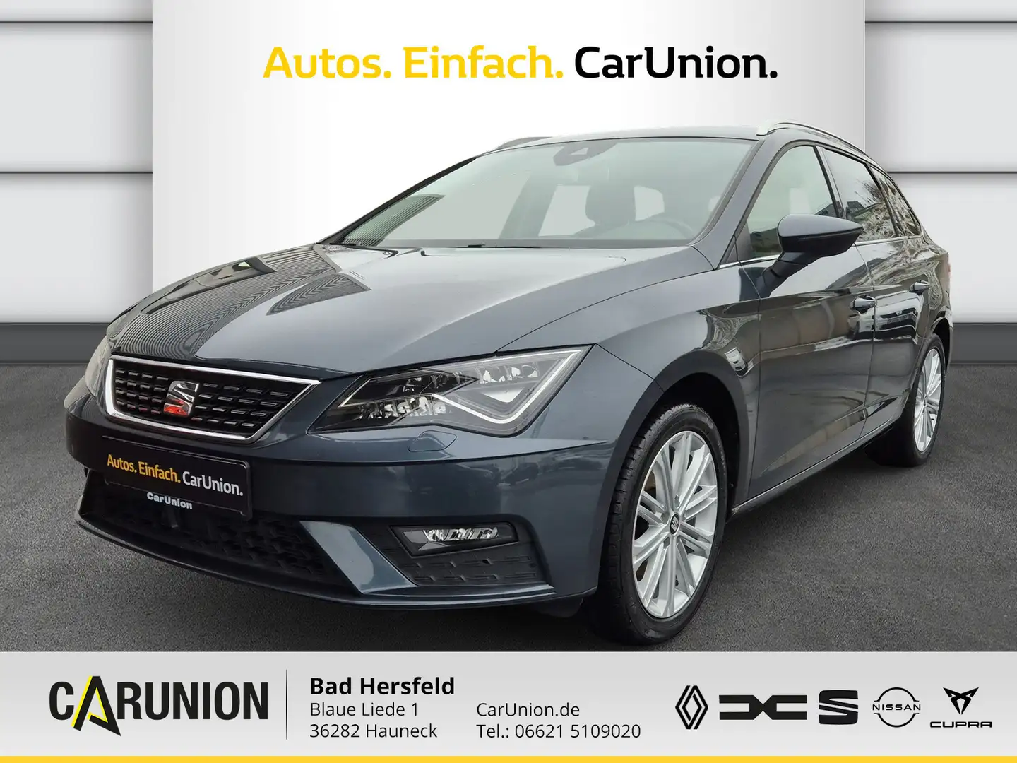 SEAT Leon Sportstourer 1.5 TGI Xcellence Sitzh/Navi Gris - 1