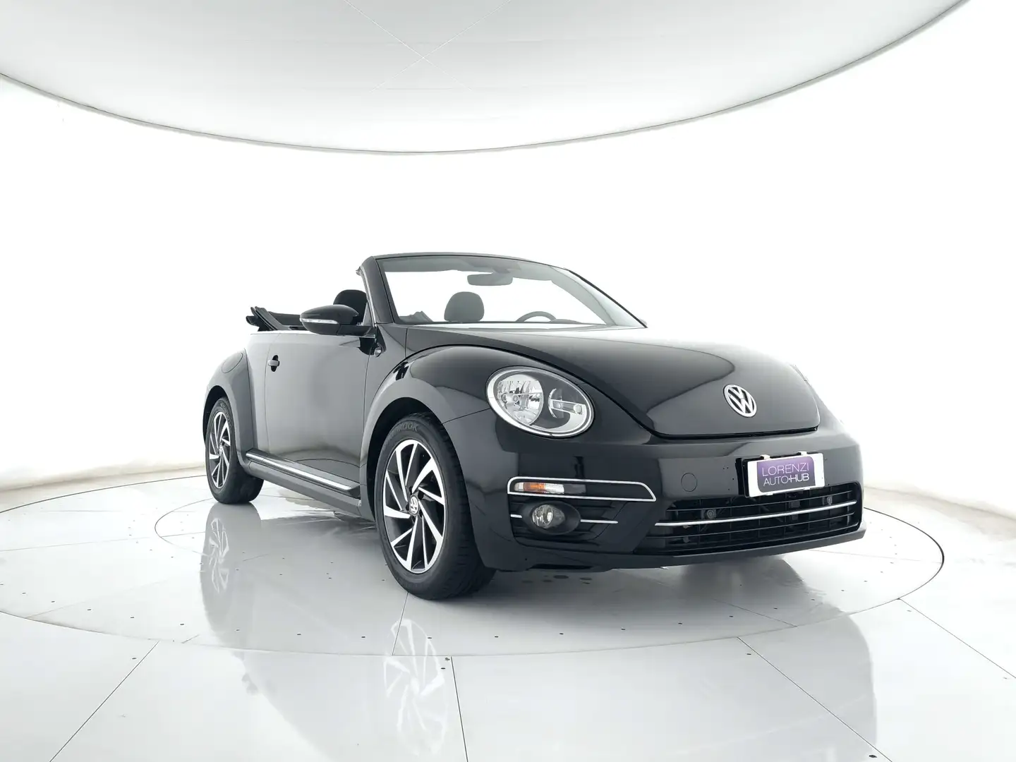 Volkswagen Maggiolino Cabrio 1.2 tsi Design 105cv dsg C17"+NEOPATENTATI Schwarz - 1