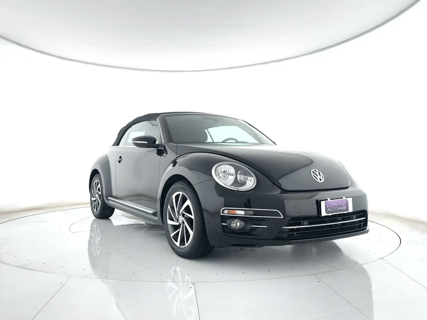 Volkswagen Maggiolino Cabrio 1.2 tsi Design 105cv dsg C17"+NEOPATENTATI Schwarz - 2