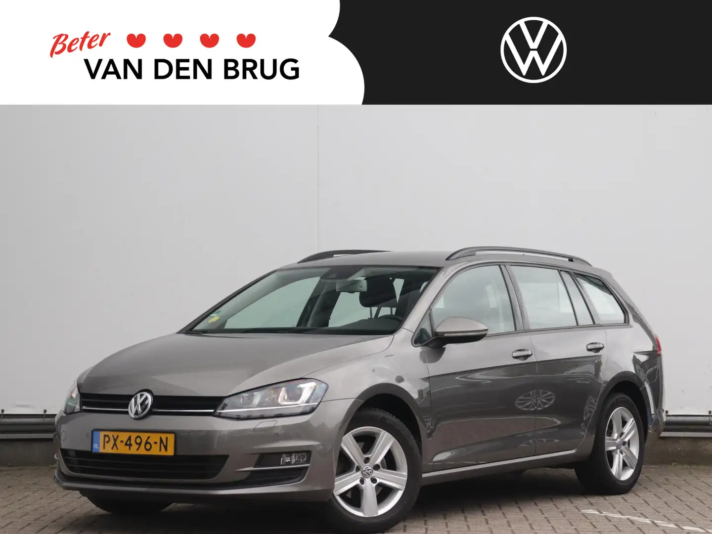 Volkswagen Golf Variant 1.6 TDI Comfortline | Half leer | Xenon | Stoelver Gris - 1