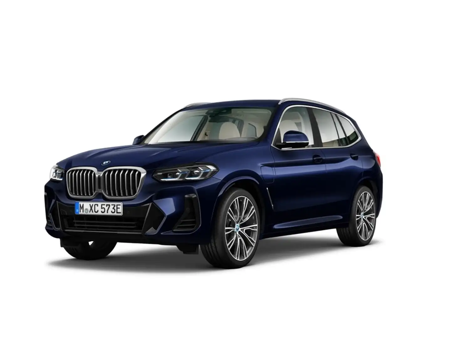 BMW X3 xDRIVE 30e M SPORT AUTOMATIK  LC PROF HuD AHK KAME Bleu - 1