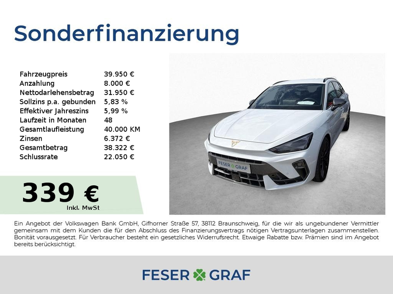 CUPRA Leon Sportstourer 1.5 eHYBRID DSG|ACC|AHK|LED|